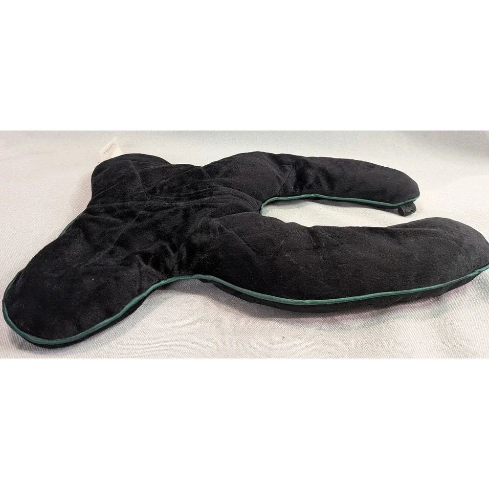 Travel Neck Pillow Unisex OS Black Good Contoured Plush Support